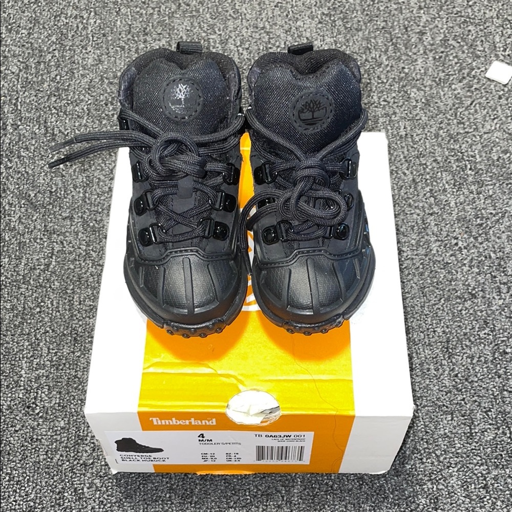 Timberland Black Boots Rugged Durable Design